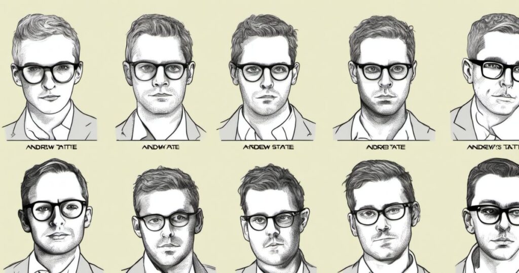 Andrew Tate’s glasses style and taste analysis